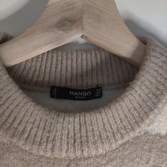*MANGO* Boxy striped crew neck sweater - Picture 2 of 2